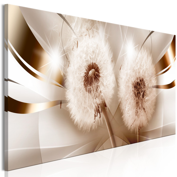 Canvas Print Two Dandelions (1 Part) Narrow 113772 additionalImage 2