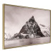 Poster Lofoten - landscape of a high mountain on a solitary island in the middle of winter 115172 additionalThumb 12