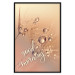 Wall Poster Good morning - water drops on dandelions and warm-colored background 116372 additionalThumb 24