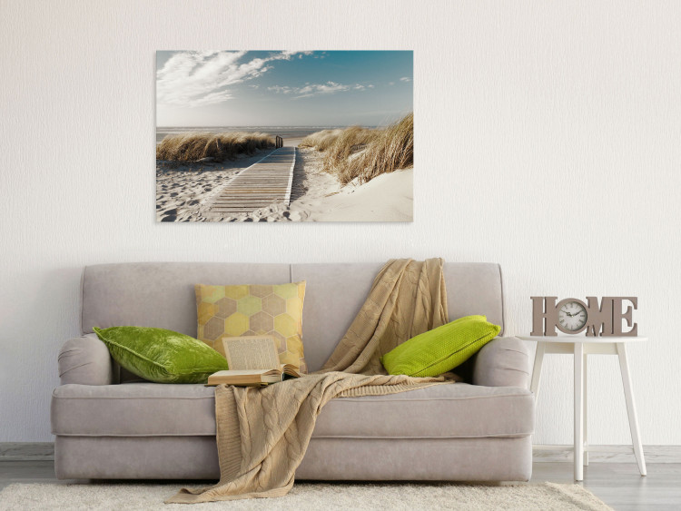 Canvas Print Path to the Beach (1-part) - Summer Sky Over Sandy Shore 117272 additionalImage 3