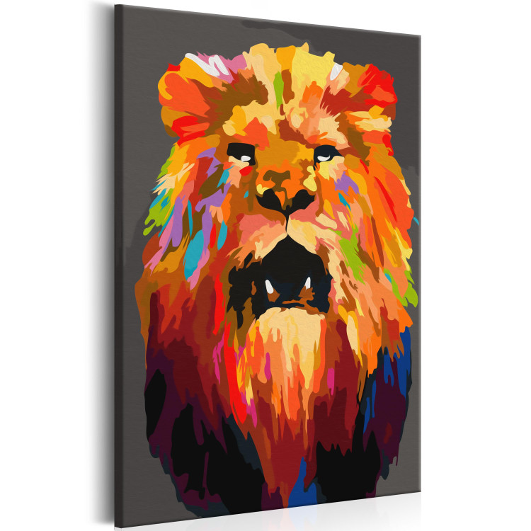 Paint by number Colourful Lion (Small) 117472 additionalImage 3