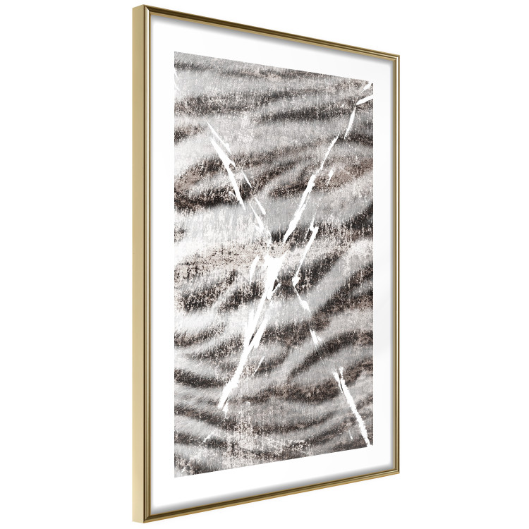 Poster Tiger Stripes - unique black and white composition with an animal motif 117572 additionalImage 6