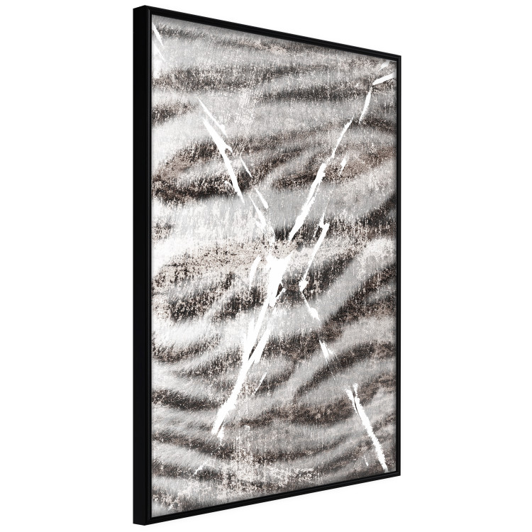 Poster Tiger Stripes - unique black and white composition with an animal motif 117572 additionalImage 10