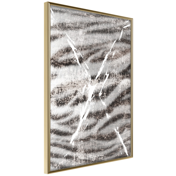 Poster Tiger Stripes - unique black and white composition with an animal motif 117572 additionalImage 12