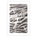 Poster Tiger Stripes - unique black and white composition with an animal motif 117572 additionalThumb 19