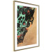 Poster Mineral Structure - colorful unconventional abstraction on a brown background 118172 additionalThumb 8