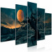 Canvas Art Print Twilight Time (5 Parts) Wide Green 123672 additionalThumb 2