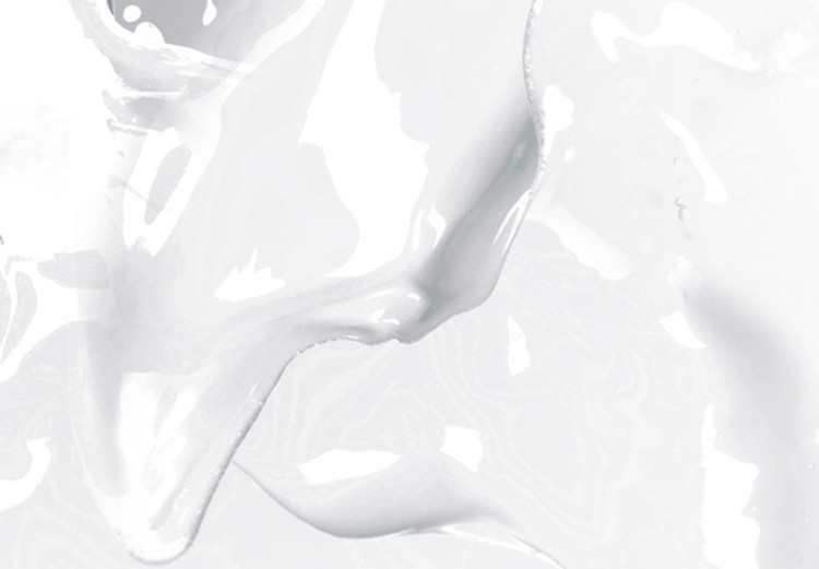 Canvas Print Woman bathed in milk - an abstract composition on grey background 124472 additionalImage 4