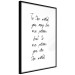 Poster You Are My World - English quote on a contrasting white background 125272 additionalThumb 10