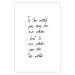 Poster You Are My World - English quote on a contrasting white background 125272 additionalThumb 25