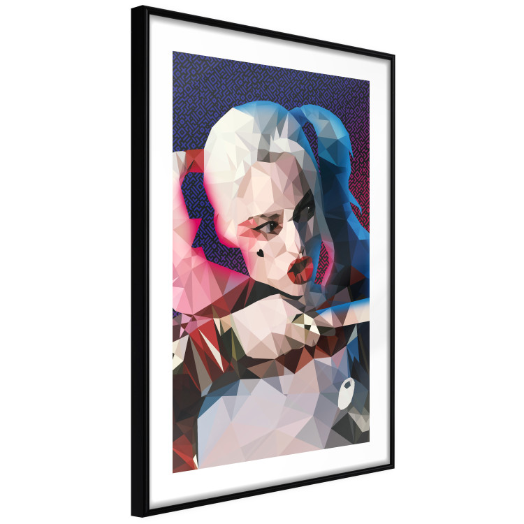 Poster Harlequin - portrait of a woman with geometric figures in an abstract style 125372 additionalImage 13