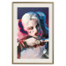 Poster Harlequin - portrait of a woman with geometric figures in an abstract style 125372 additionalThumb 19