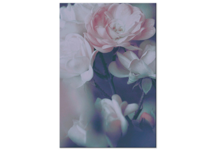 Canvas Art Print Morning Roses (1 Part) Vertical 126672