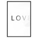 Poster Loading Love - fading black English text on white background 127872 additionalThumb 14