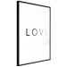 Poster Loading Love - fading black English text on white background 127872 additionalThumb 2