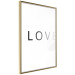 Poster Loading Love - fading black English text on white background 127872 additionalThumb 12