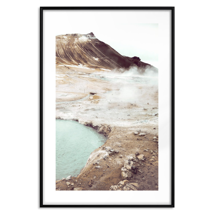 Wall Poster Path of Mists - landscape of mountain terrain and water in warm tones 129472 additionalImage 15