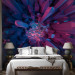 Photo Wallpaper Crystal - geometric fantasy with 3D elements in purple tones 129872 additionalThumb 2