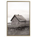 Wall Poster Fisherman's Hut - landscape of a field and a stone house against a clear sky 130272 additionalThumb 17
