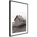 Wall Poster Fisherman's Hut - landscape of a field and a stone house against a clear sky 130272 additionalThumb 12