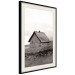 Wall Poster Fisherman's Hut - landscape of a field and a stone house against a clear sky 130272 additionalThumb 5