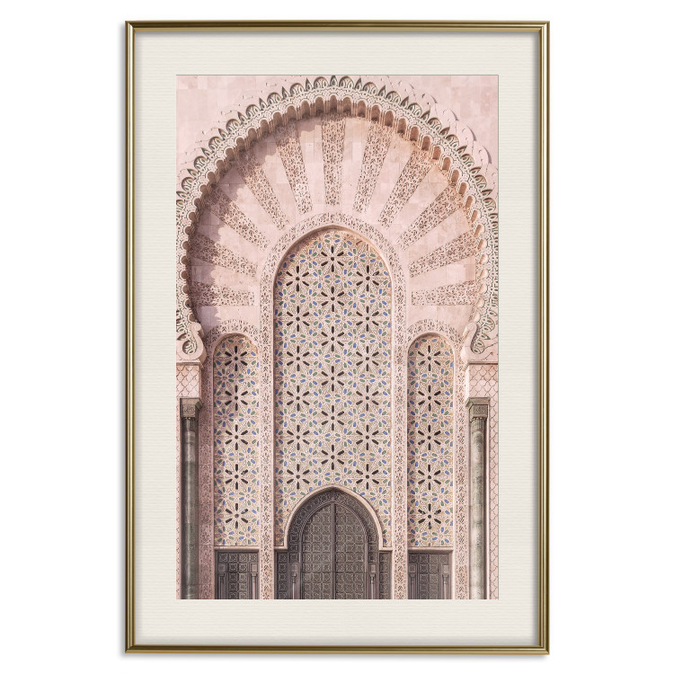 Wall Poster Ornate Gate - architecture of a gate adorned with ornaments in Morocco 134772 additionalImage 25
