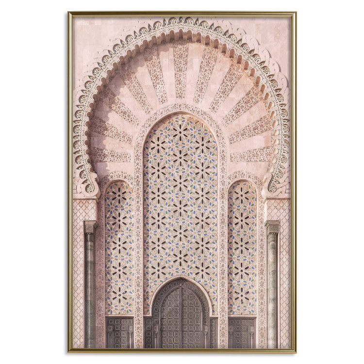 Wall Poster Ornate Gate - architecture of a gate adorned with ornaments in Morocco 134772 additionalImage 18