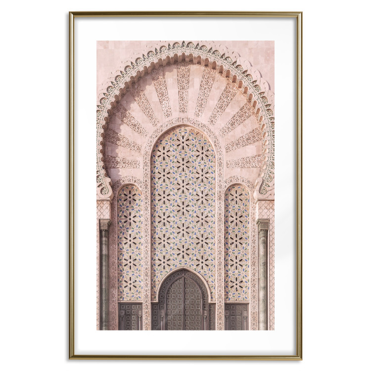 Wall Poster Ornate Gate - architecture of a gate adorned with ornaments in Morocco 134772 additionalImage 26