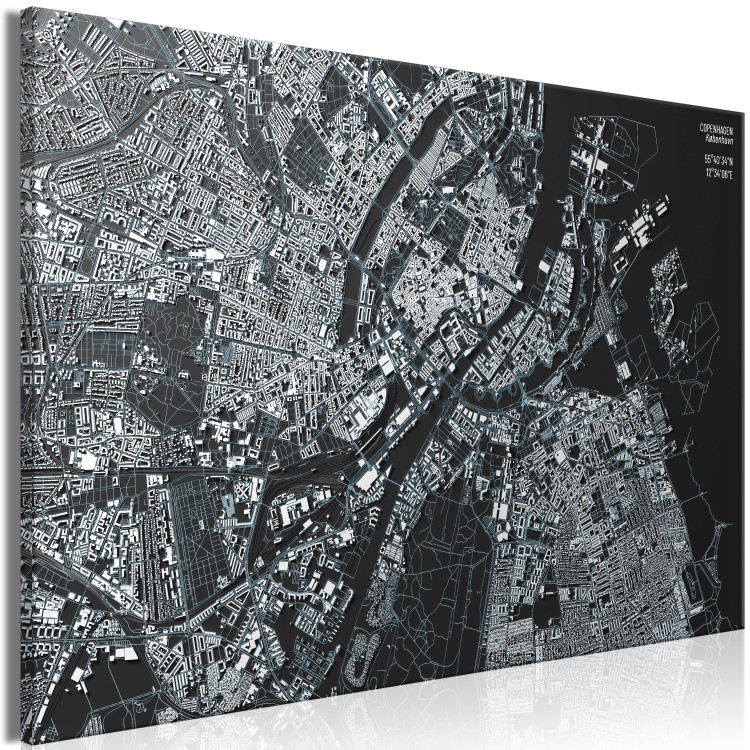 Canvas Copenhagen Center - aerial picture showing the capital of Denmark 135172 additionalImage 2