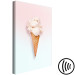 Canvas Art Print Ice cream in Wafer - Pastel Boho style composition 135872 additionalThumb 6