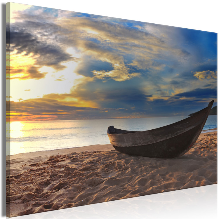 Large canvas print Boat on the Beach [Large Format] 136372 additionalImage 3