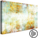 Canvas Golden Thought (1-piece) Wide - abstraction with irregular background 142972 additionalThumb 6