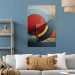Canvas Art Print Deconstruction of circles - a geometric composition in the style of Kandinsky 151072 additionalThumb 3