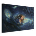 Large canvas print Time Collapse - A Beautiful Girl Absorbed in a Time Loop [Large Format] 151572 additionalThumb 3