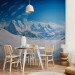 Wall Mural Winter Landscape - Clearing and Mountain Peaks Covered With Snow 151872 additionalThumb 6