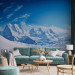 Wall Mural Winter Landscape - Clearing and Mountain Peaks Covered With Snow 151872