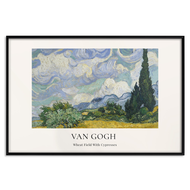 Wall Poster Wheat Field with Cypresses 151972 additionalImage 22
