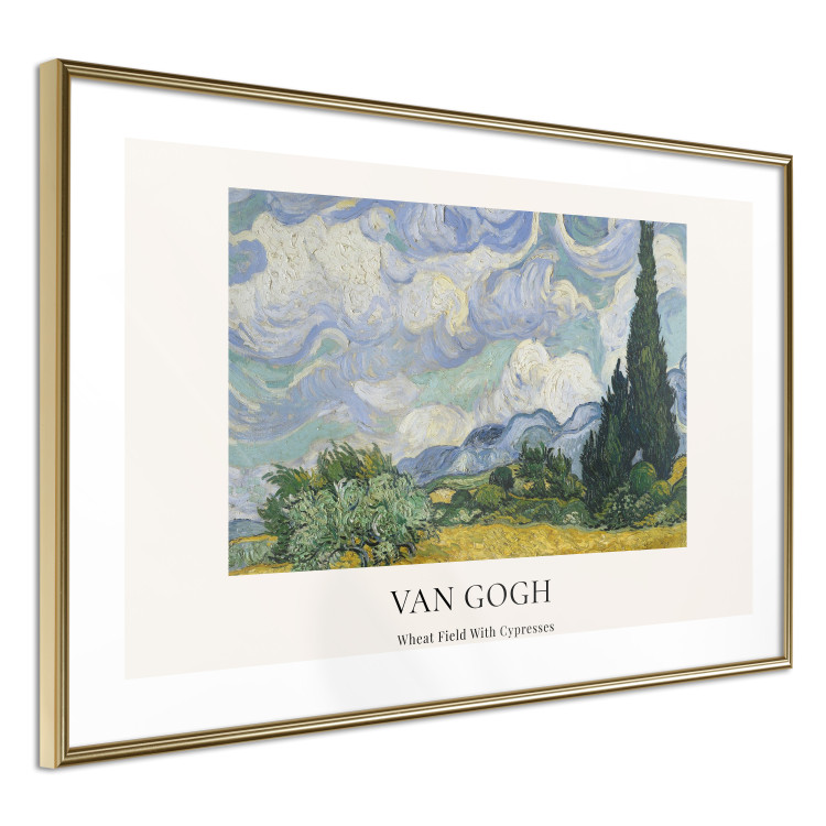 Wall Poster Wheat Field with Cypresses 151972 additionalImage 8