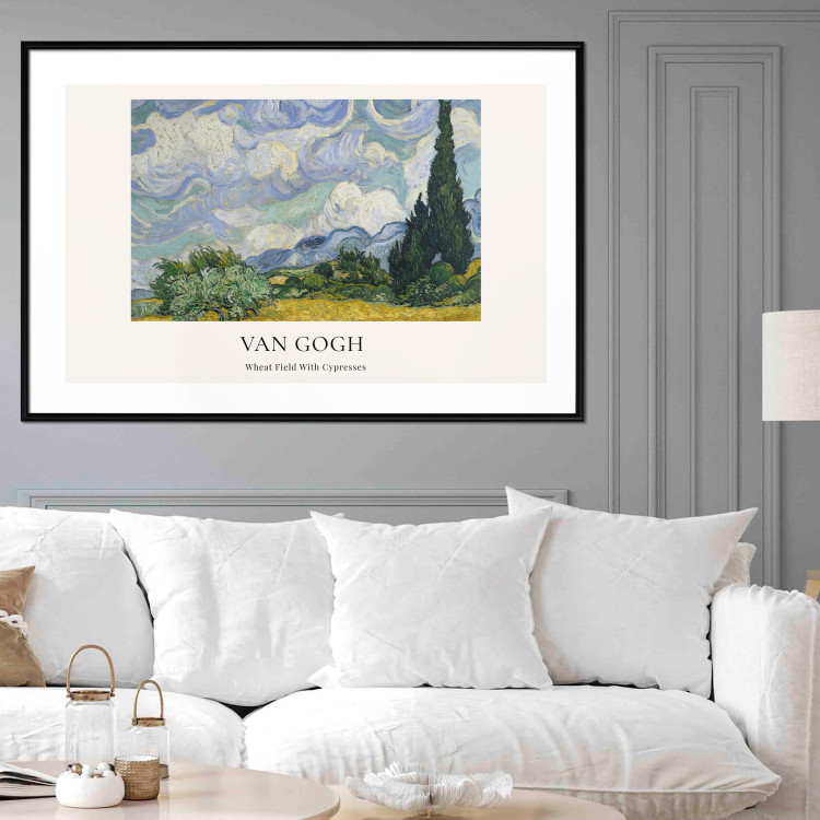 Wall Poster Wheat Field with Cypresses 151972 additionalImage 15