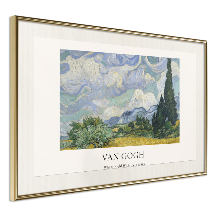 Wall Poster Wheat Field with Cypresses 151972 additionalImage 10