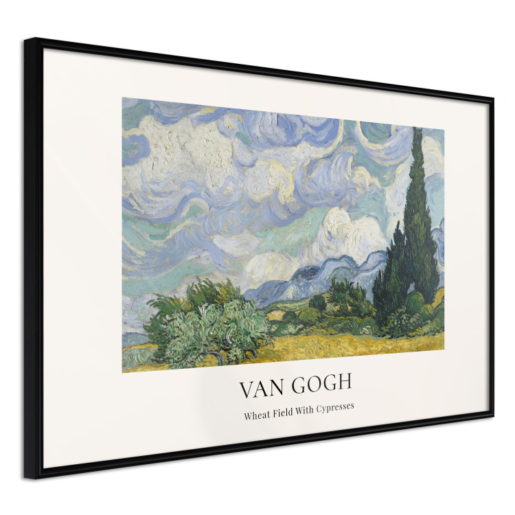 Wall Poster Wheat Field with Cypresses 151972 additionalImage 5