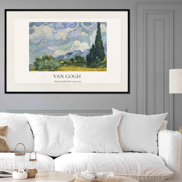 Wall Poster Wheat Field with Cypresses 151972 additionalImage 17