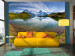 Wall Mural Swiss Mountain Landscape - Mountains Reflecting in the Lake 59972