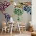 Wall Mural Fantasy of the World - World Map with Colourful Smoke as Continents 60072 additionalThumb 6