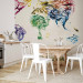 Wall Mural Fantasy of the World - World Map with Colourful Smoke as Continents 60072 additionalThumb 7