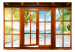 Photo Wallpaper Moment of Pleasure - View from the Window of Green Islands and Blue Sea 61672 additionalThumb 1