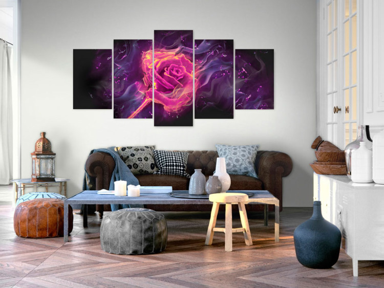 Canvas Print Flames of Rose 64272 additionalImage 3