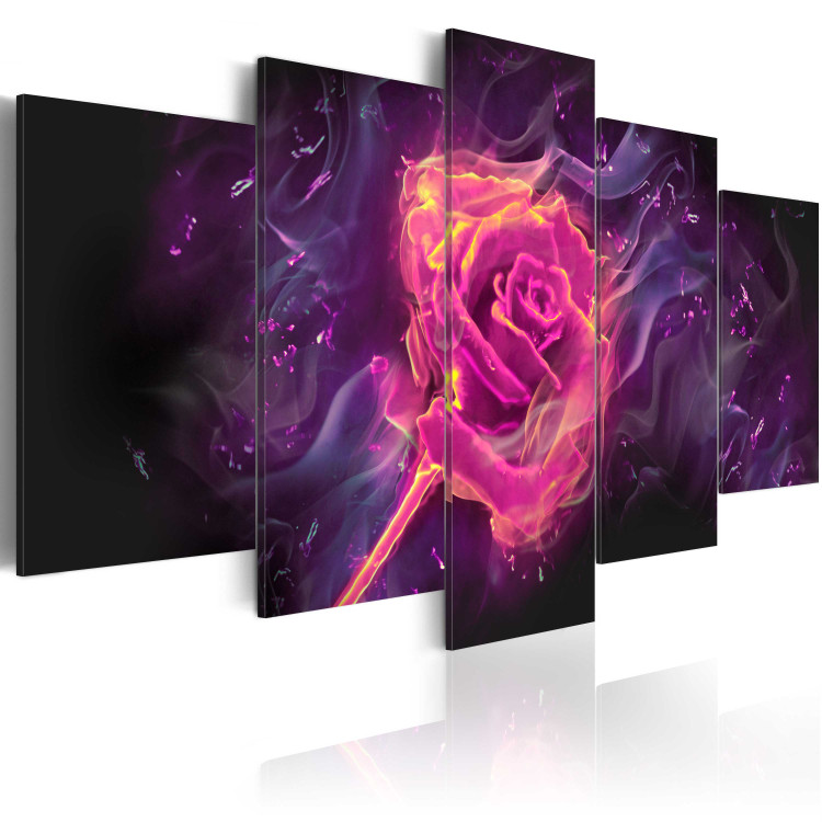 Canvas Print Flames of Rose 64272 additionalImage 2