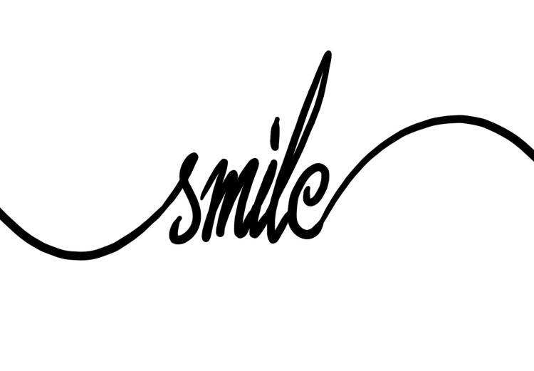 Canvas Laugh Smile Happiness (3-part) - Minimalistic Stylish Inscriptions 108382 additionalImage 4