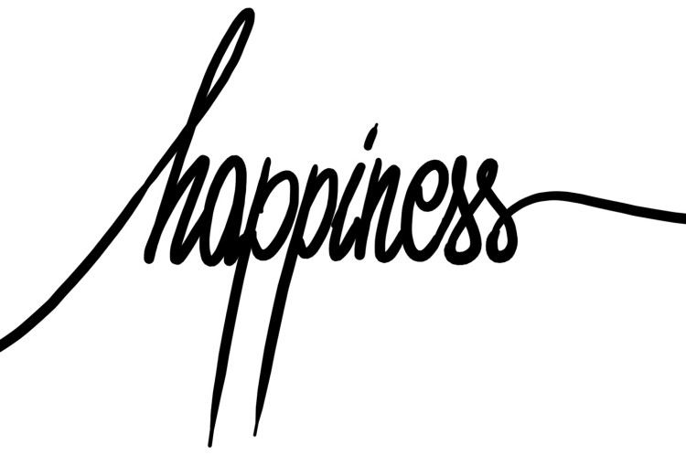 Canvas Laugh Smile Happiness (3-part) - Minimalistic Stylish Inscriptions 108382 additionalImage 5